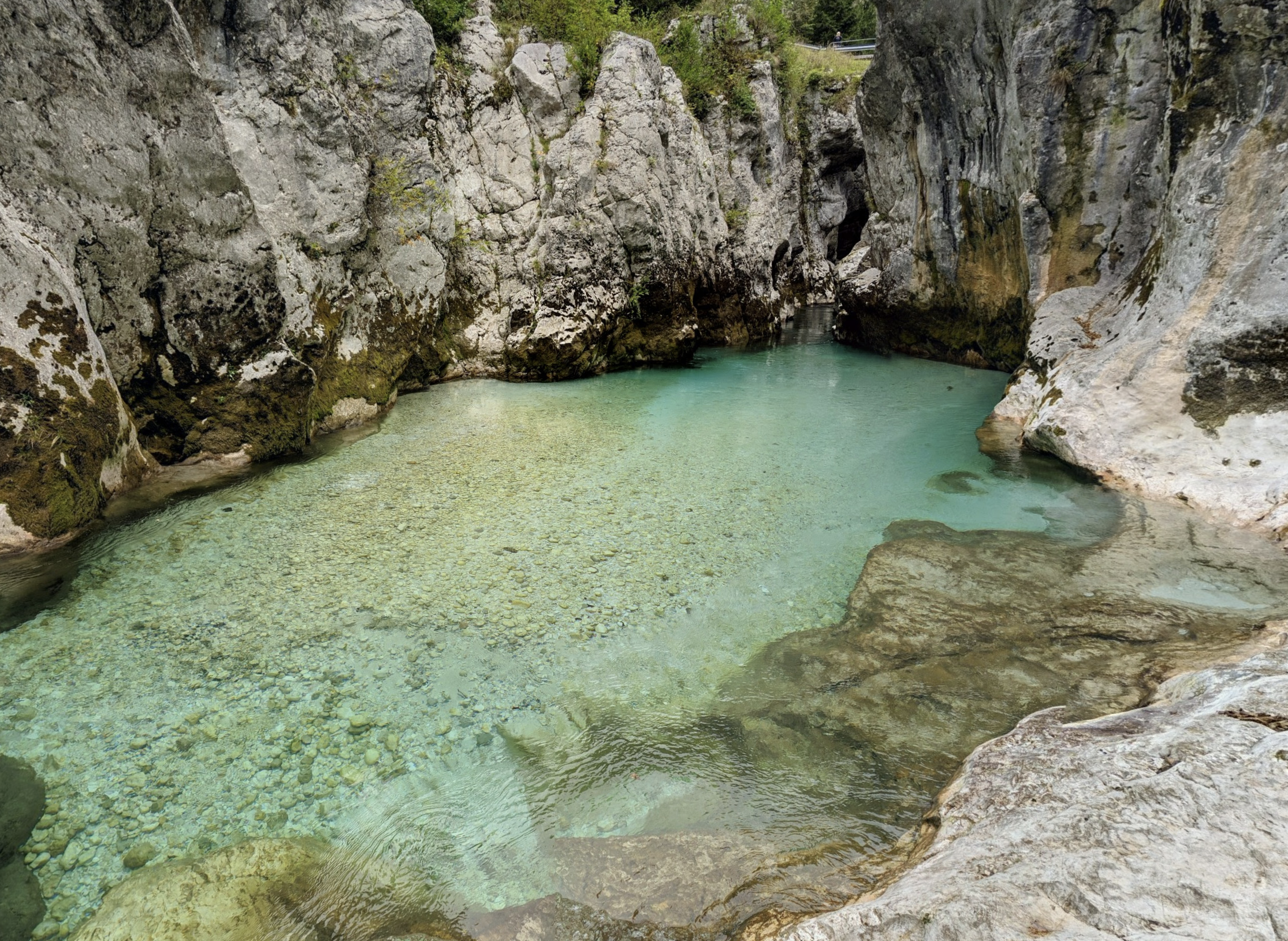 Mala in velika korita Soče