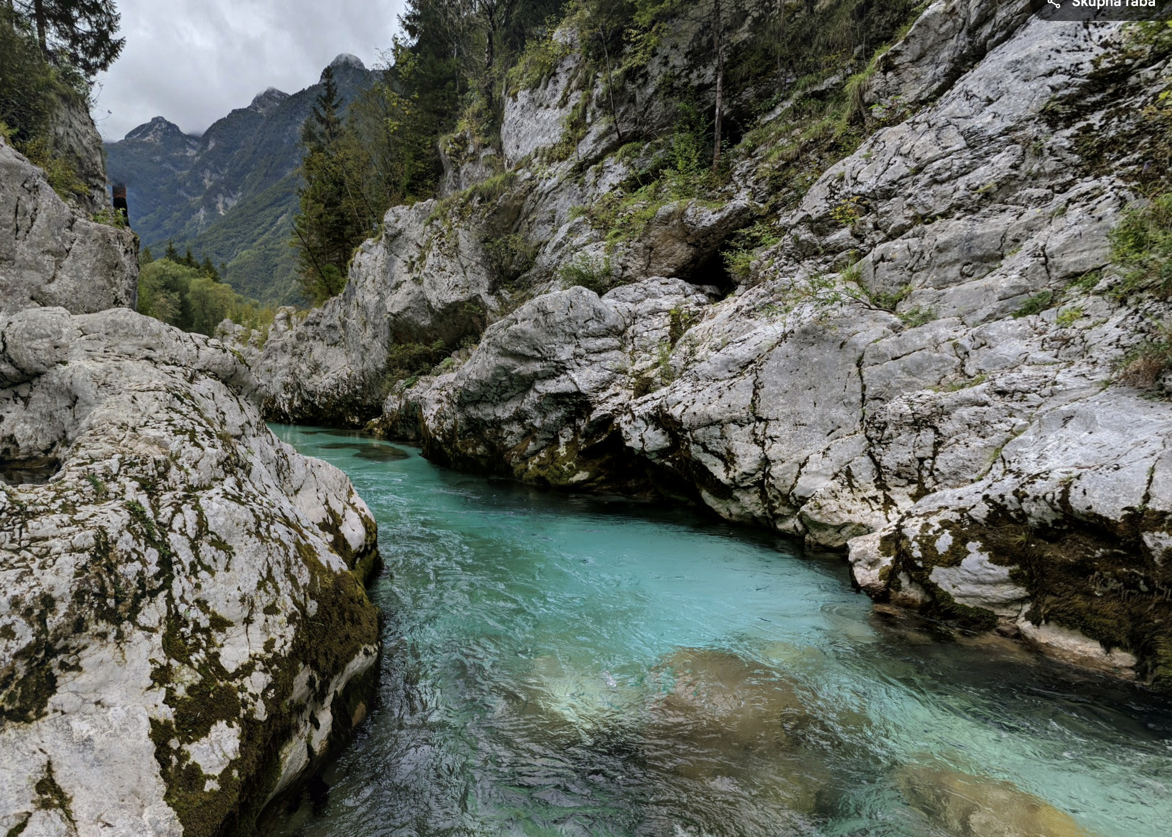 Mala in velika korita Soče