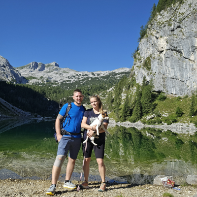 Katja, Jure in psička Kimi