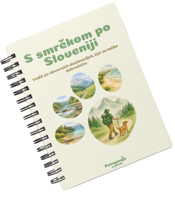 Pasji izletnik S smrčkom po Sloveniji